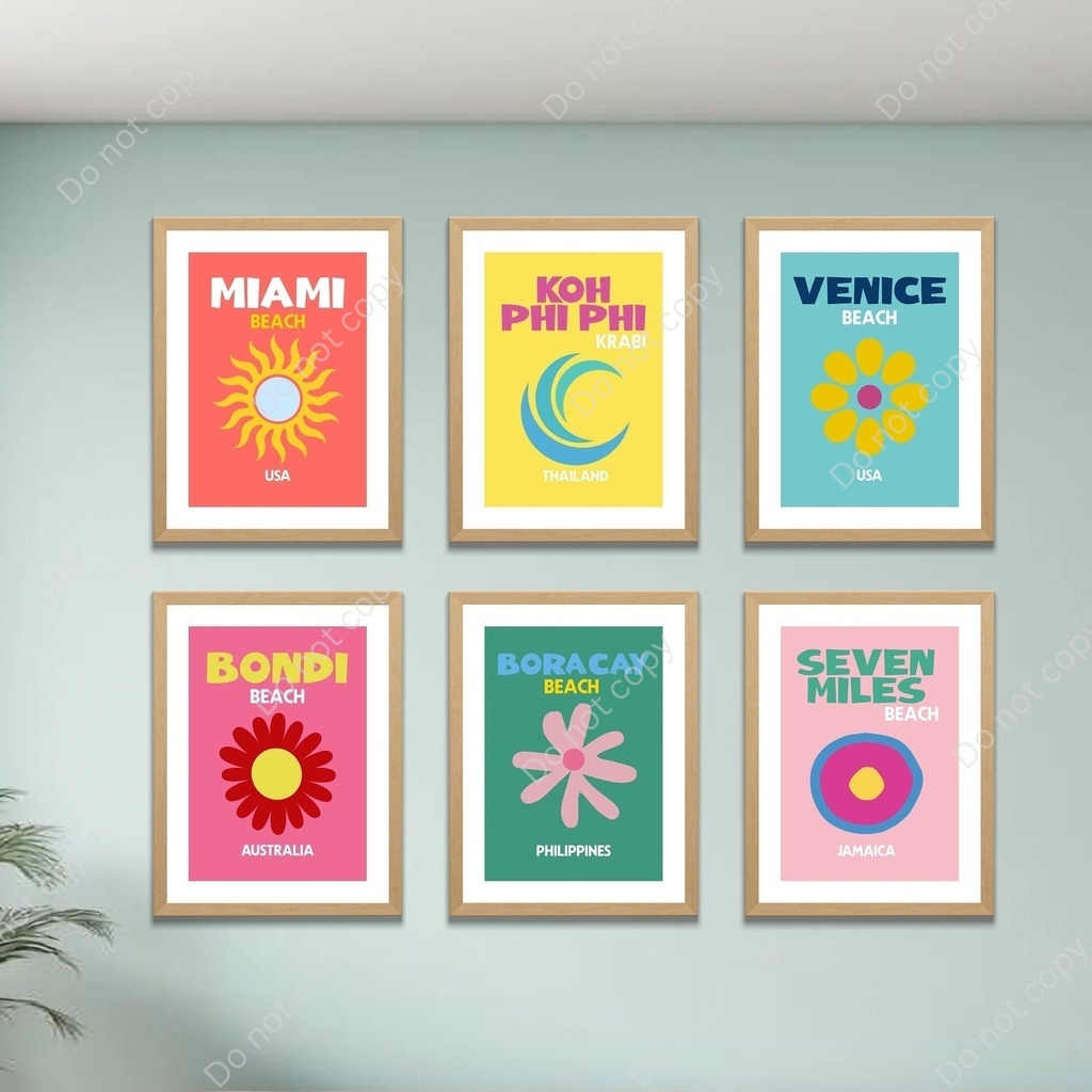 Travel Poster Set