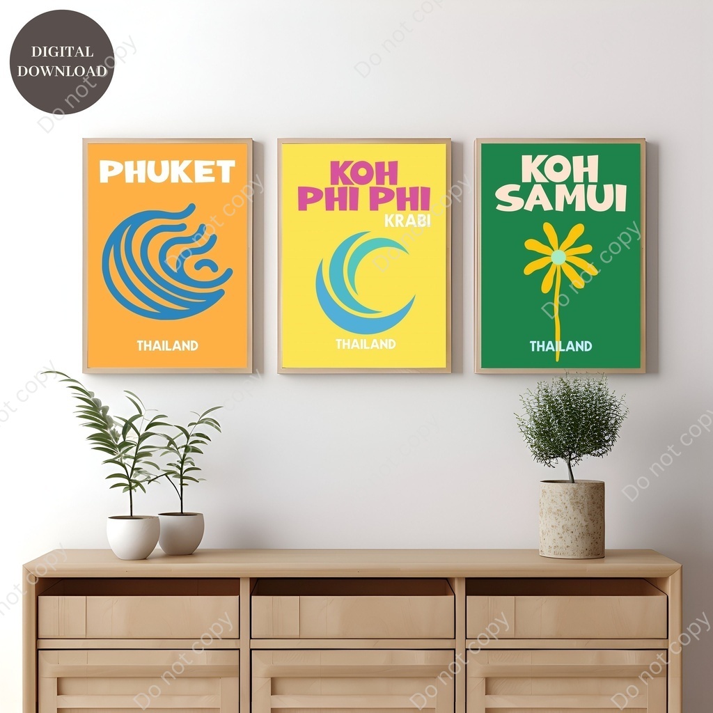 Travel Poster Set